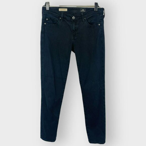 Adriano Goldschmied Jeans The Stevie Slim Straight Leg Jeans Black Mid Rise 27 - Picture 11 of 11